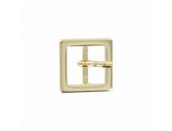 Boucle de ceinture métal doré 10 mm