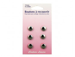 Boutons à recouvrir 11 mm