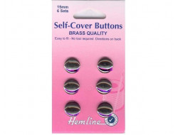 Boutons à recouvrir 15 mm