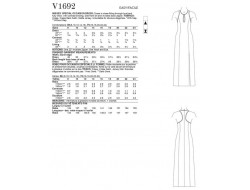 Patron Robe - Vogue 1692  - 2