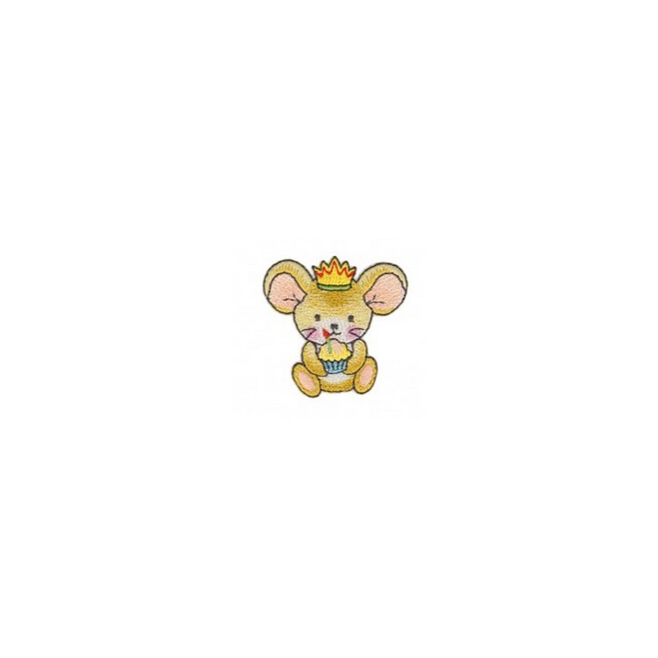 Ecusson Thermocollant Souris Anniversaire Mercerie Floriane Ecusson Thermocollant Souris Anniversaire Mercerie Floriane