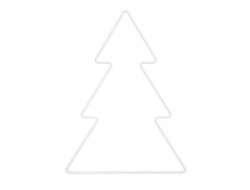 Sapin métal blanc pour attrape rêve