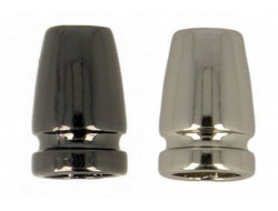 Embout de cordon métal argent ou canon de fusil