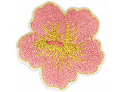Écusson thermocollant fleur