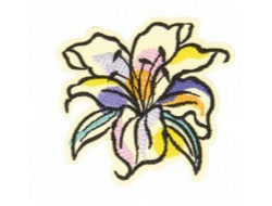 Écusson thermocollant fleur