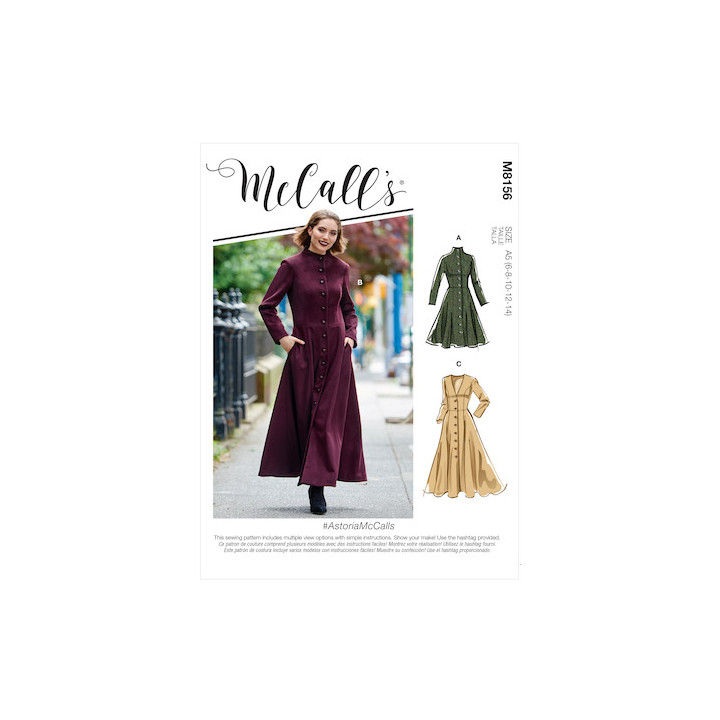 Manteau femme - Mc Call's M8156  - 1