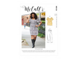 Hauts, robes, shorts et pantalon corsaire femme - Mc Call's M8158