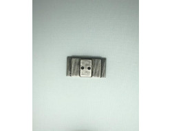 Bouton Métal Fantaisie Argent