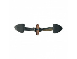 Brandebourg simili cuir noir