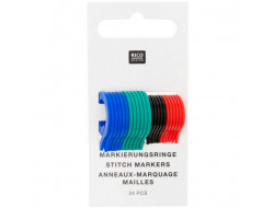 Lot de 24 anneaux marqueurs Rico