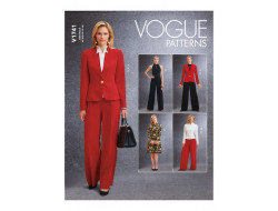 Patron Veste , haut, robe , pantalon, combinaison femme - Vogue 1741