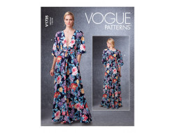 Patron Robe femme - Vogue 1735  - 1