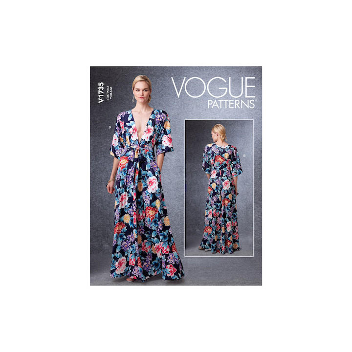 Patron Robe femme - Vogue 1735  - 1