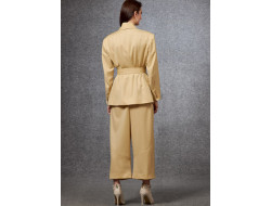 Patron Veste, ceinture et Pantalon femme - Vogue 1688  - 6