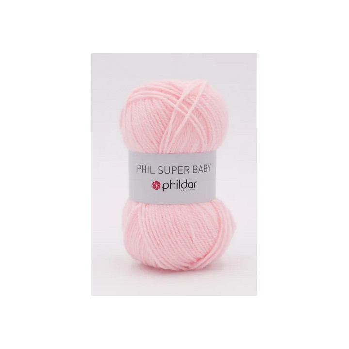 Fil Super baby Phildar 70 % Acrylique 30 % laine d'agneau Phildar - 1
