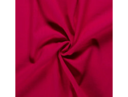 Tissu lin rose fuchsia