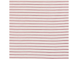 Tissu slub jersey stripes hazelnut Katia Fabrics
