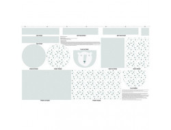 Coupon Tissu Polar Bear bag panel, Katia fabrics