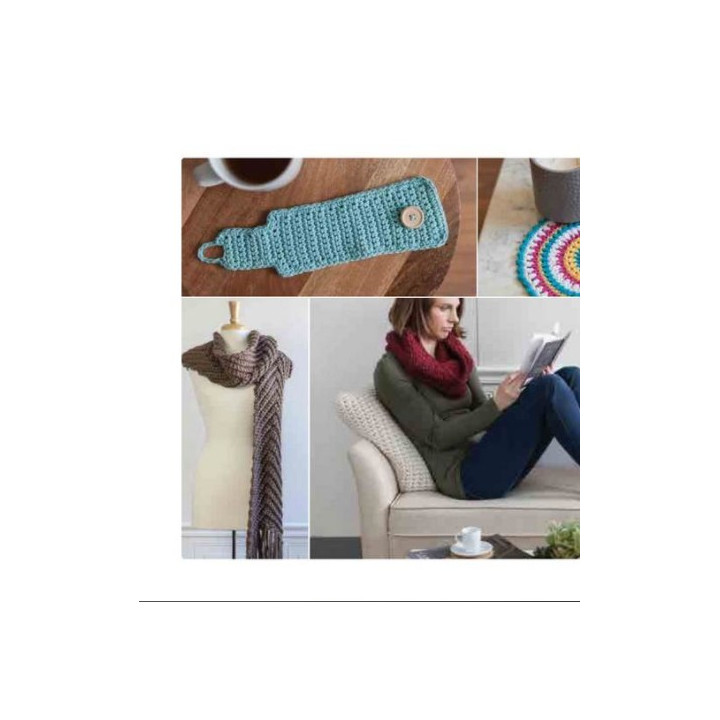 Crochet cocooning - 18 modèles douillets à réaliser pour se détendre  - 4