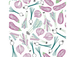 Tissu Coton Waterproof Aubergines - Katia Fabrics