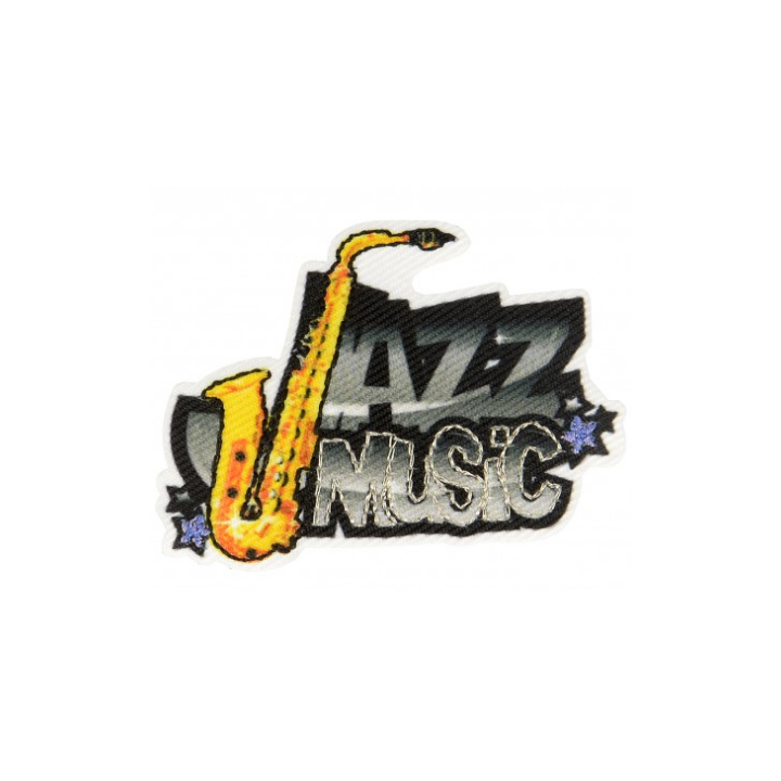 Ecusson thermocollant Jazz music  - 1