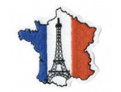 Écusson thermocollant drapeau France