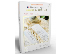 French'kits DIY Marque-page, Noeuds et dentelle