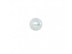 Bouton boule blanc 10 mm