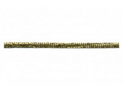 Petite tresse lurex doré 4 mm