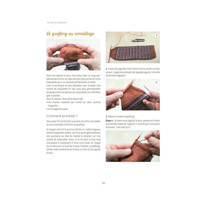 Livre Tricoter ses chaussettes, toutes les techniques  - 2