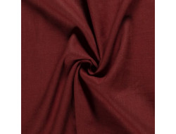 Tissu lin terracotta