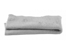 Bas de blouson acrylique/laine gris