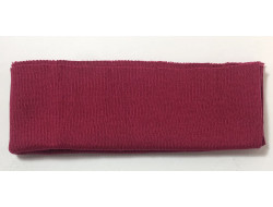 Bas de blouson acrylique/laine fushia