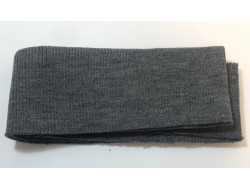 Bas de blouson acrylique/laine gris foncé