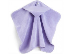 Sortie de bain avec capuche lilas Rico