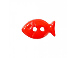 Bouton poisson rouge