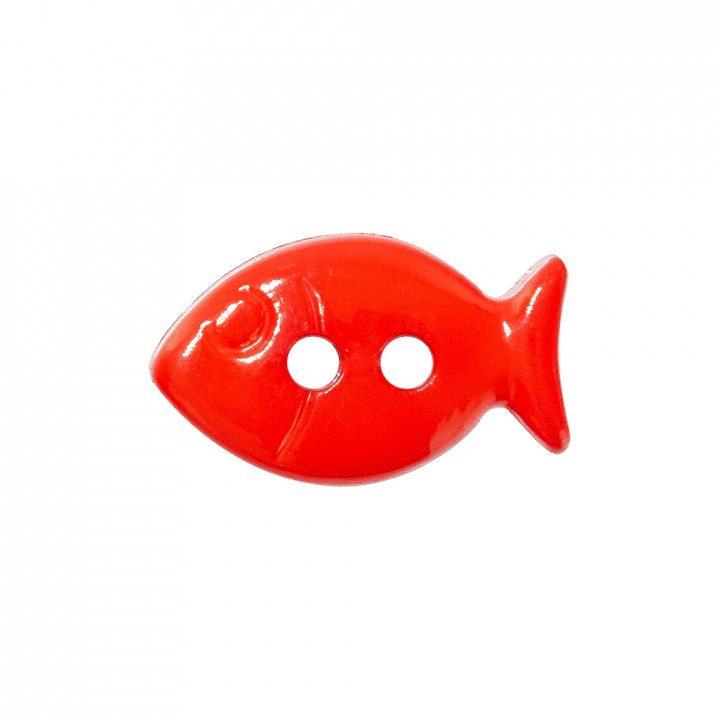 Bouton poisson rouge  - 1
