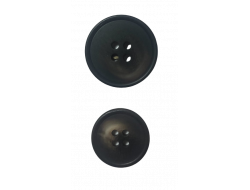 Bouton polyester noir