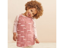 Tissu coton rustique - Peace Maker Pink, Katia Fabrics  - 2
