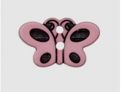 Bouton papillon violet