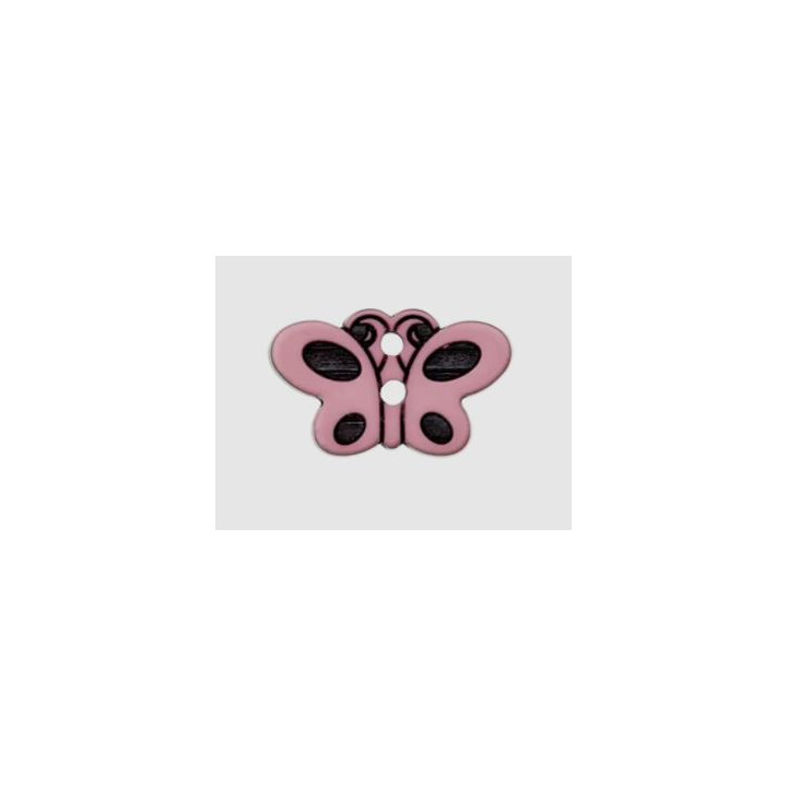 Bouton papillon violet  - 1