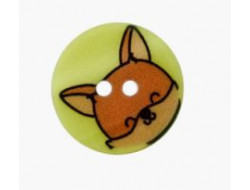 Bouton polyester hérisson
