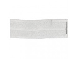 Biais élastique blanc pailleté