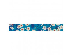 Biais liberty bleu