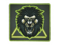 Écusson thermocollant - Lion fluo
