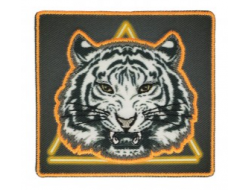 Écusson thermocollant - Tigre fluo