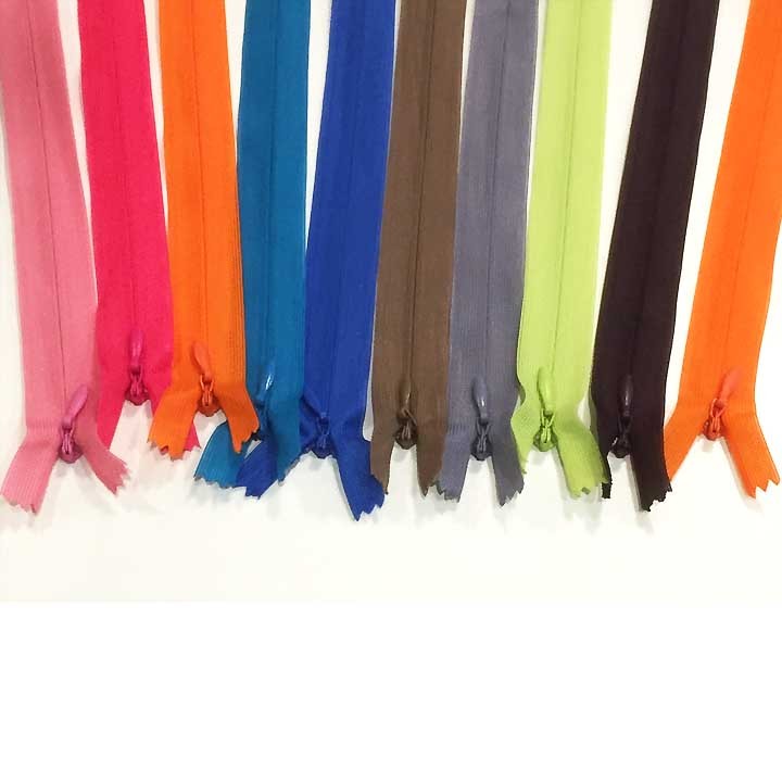Fermeture à glissière en nylon invisible - 36 coloris