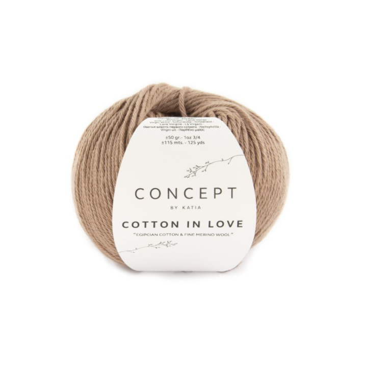 Coton égyptien et laine mérinos cotton in love - Katia