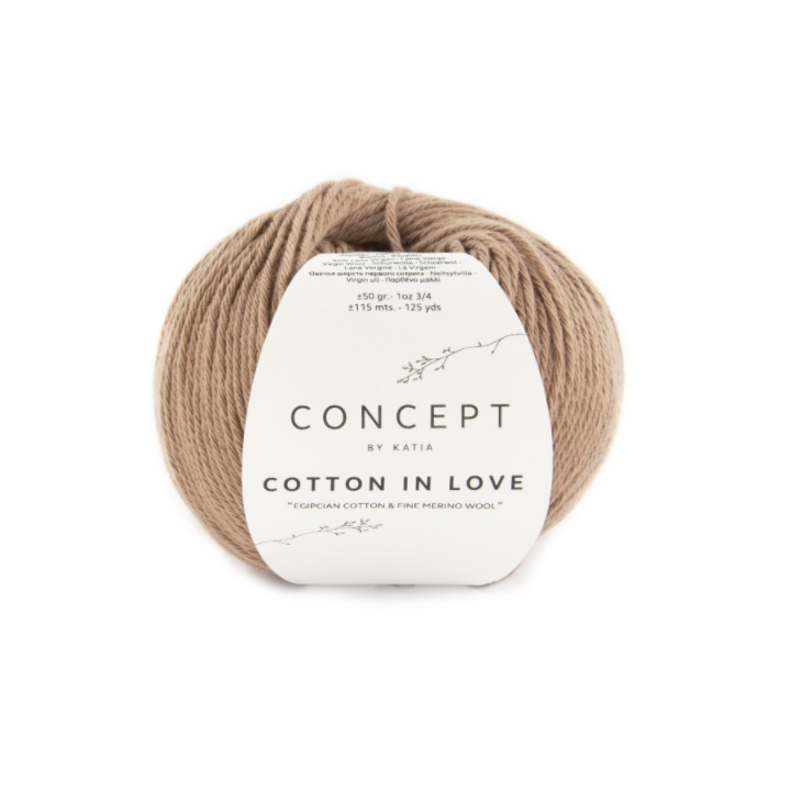 Coton égyptien et laine mérinos cotton in love - Katia  - 1