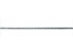 Cordon passementerie argent - 3 mm